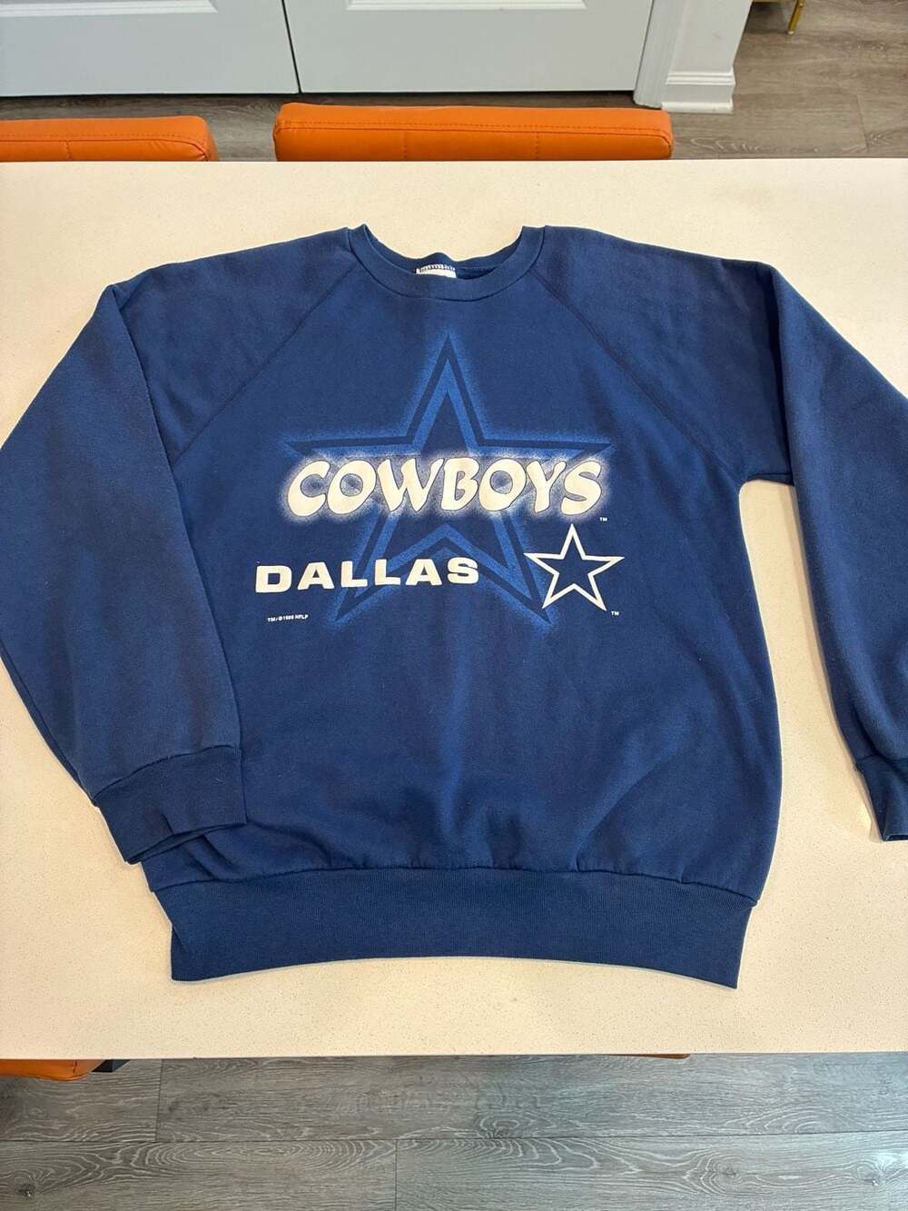 Vintage Team Rated Dallas Cowboys 1996 Sweatshirt Blue Size Small